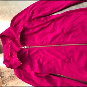 Hot pink Lululemon jacket size 6. Reposhed. Too tight on me.
